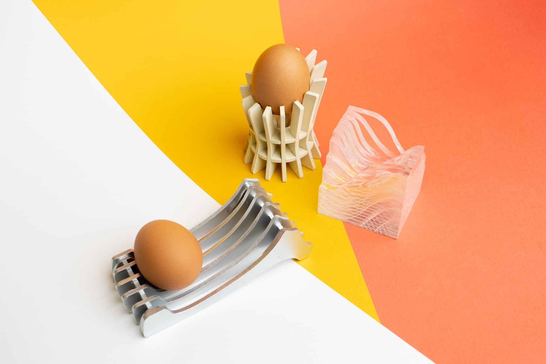 All three EggHolders together.
